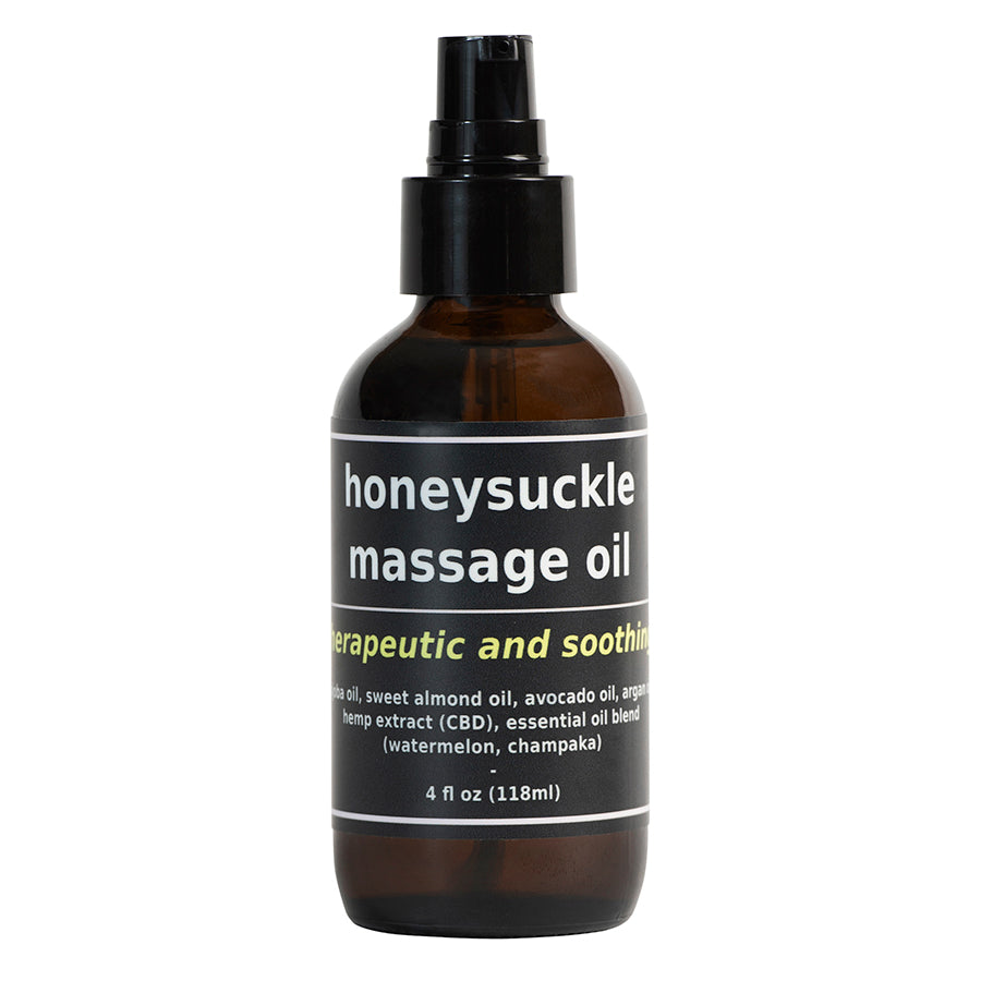 Honeysuckle Massage Oil with Hemp Extract – wander